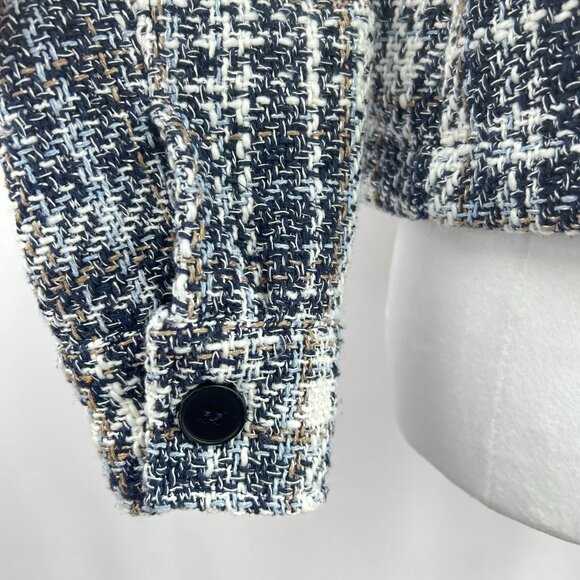 My Style preppy classic tweed plaid jacket – Women size Medium - Picture 4 of 10